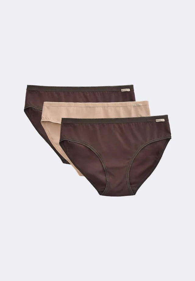 Women's 3-in-1 Pack Mid-Rise Bikini