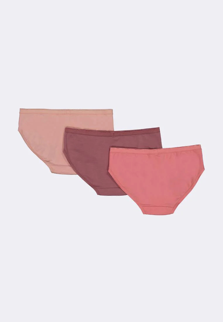 Women's 3-in-1 Pack Mid-Rise Bikini