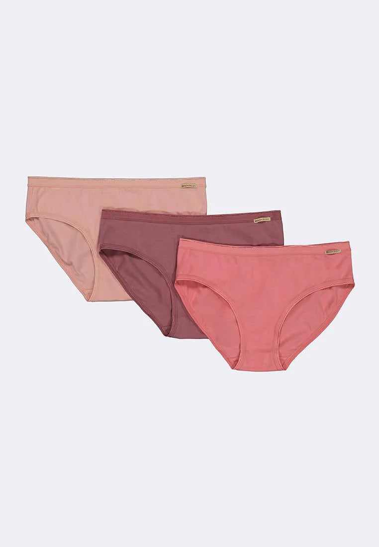 Women's 3-in-1 Pack Mid-Rise Bikini